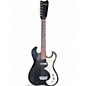 Used Silvertone 1448 black sparkle Solid Body Electric Guitar thumbnail