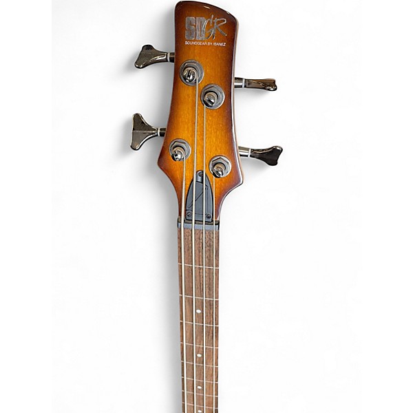 Used Ibanez sr370ef Brown Sunburst Electric Bass Guitar