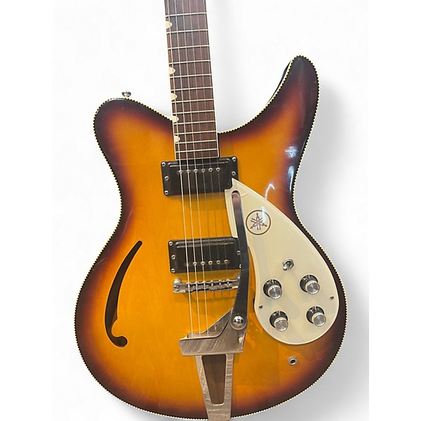 Vintage 1960s Yamaha SA-15 D Sunburst Hollow Body Electric Guitar
