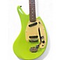 Used Eastwood SG2C Flying Banana Mint Green Hollow Body Electric Guitar