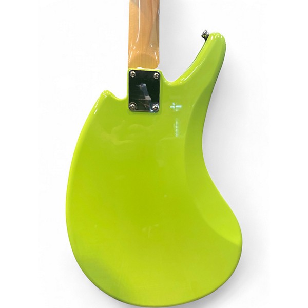 Used Eastwood SG2C Flying Banana Mint Green Hollow Body Electric Guitar