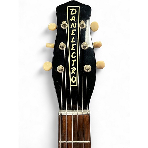 Used Danelectro 56 U-2 Black Solid Body Electric Guitar