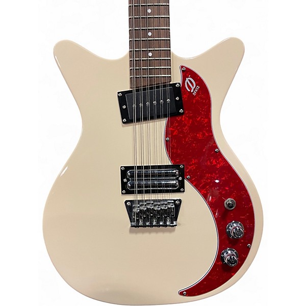 Used Danelectro 59X12 Cream Solid Body Electric Guitar
