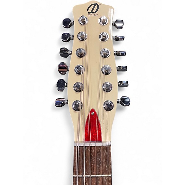 Used Danelectro 59X12 Cream Solid Body Electric Guitar