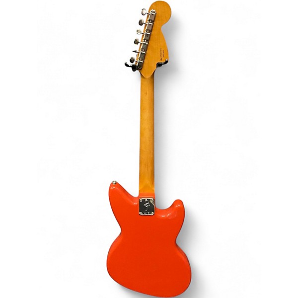 Used Fender Jagstang Left Handed Fiesta Red Electric Guitar