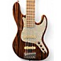 Used Bassmods EF5 ZEBRA WOOD Electric Bass Guitar