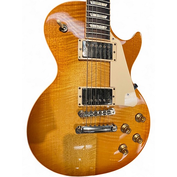 Used 2017 Gibson Les Paul Traditional Honey Burst Solid Body Electric Guitar