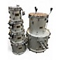Used Pearl 6 Piece PRESTIGE SESSION SELECT Chrome Silver Drum Kit thumbnail