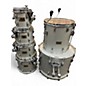 Used Pearl 6 Piece PRESTIGE SESSION SELECT Chrome Silver Drum Kit