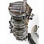 Used Pearl 6 Piece PRESTIGE SESSION SELECT Chrome Silver Drum Kit
