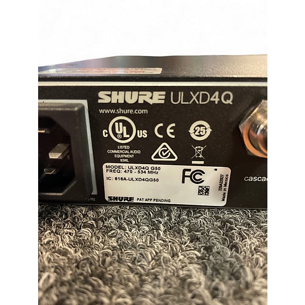 Used Shure ULXD4Q Four-Channel Digital Wireless Receiver Wireless System