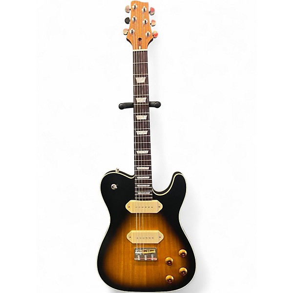 Used Warmoth TELE CUSTOM BURBON BURST Solid Body Electric Guitar