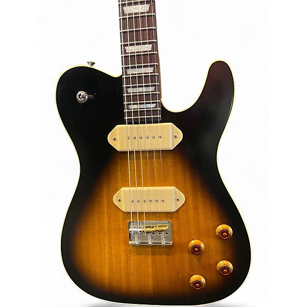 Used Warmoth TELE CUSTOM BURBON BURST Solid Body Electric Guitar