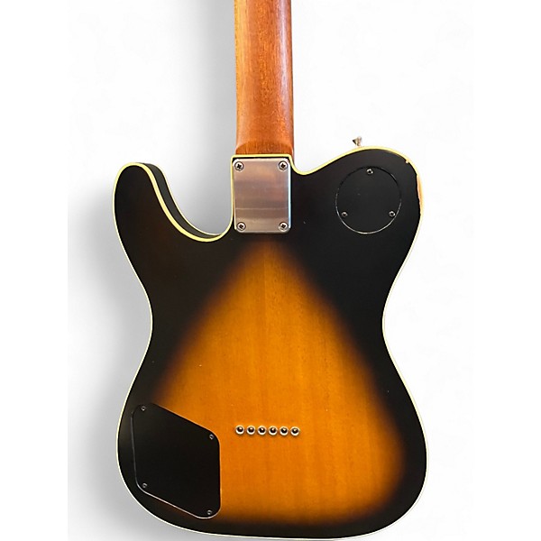 Used Warmoth TELE CUSTOM BURBON BURST Solid Body Electric Guitar