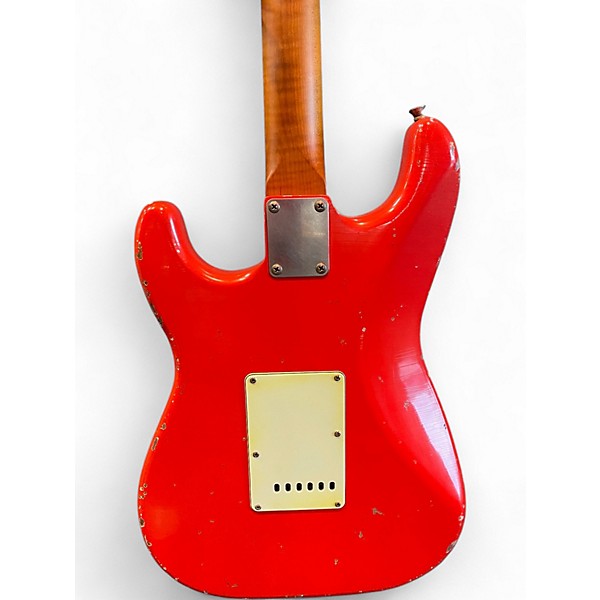 Used 2026 Riccardi DIRTY STRAT FIESTA RED NITRO RELIC Solid Body Electric Guitar
