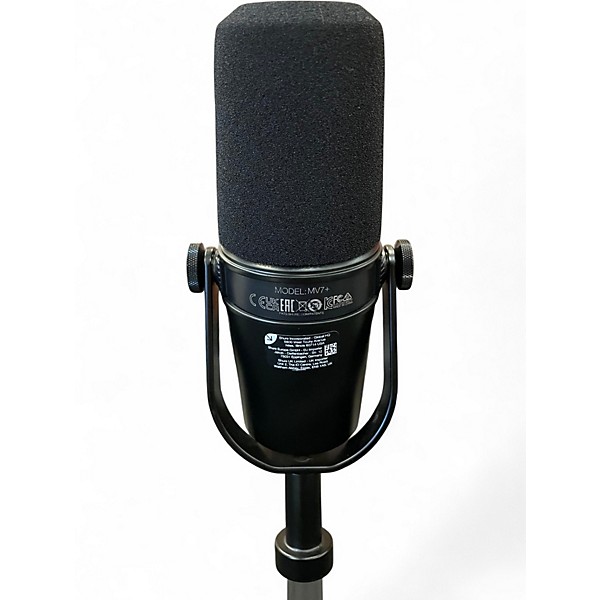 Used Shure MV7+ USB Microphone