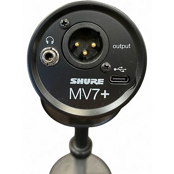 Used Shure MV7+ USB Microphone