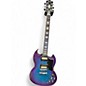 Used Firefly Classic Blue Solid Body Electric Guitar thumbnail