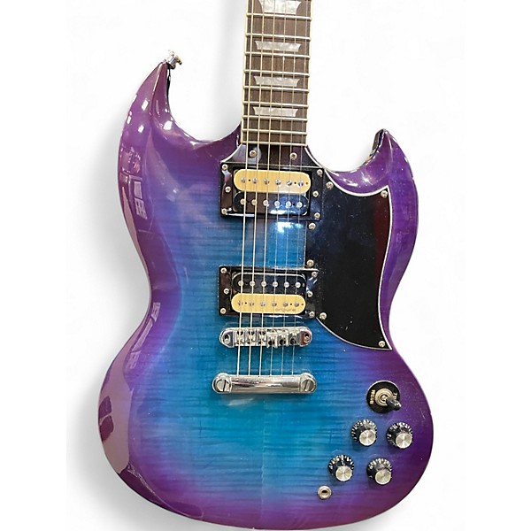 Used Firefly Classic Blue Solid Body Electric Guitar