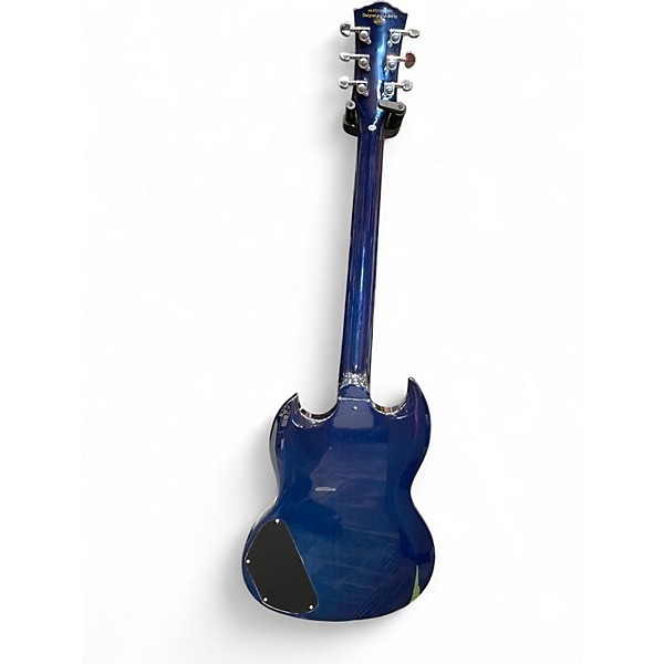 Used Firefly Classic Blue Solid Body Electric Guitar