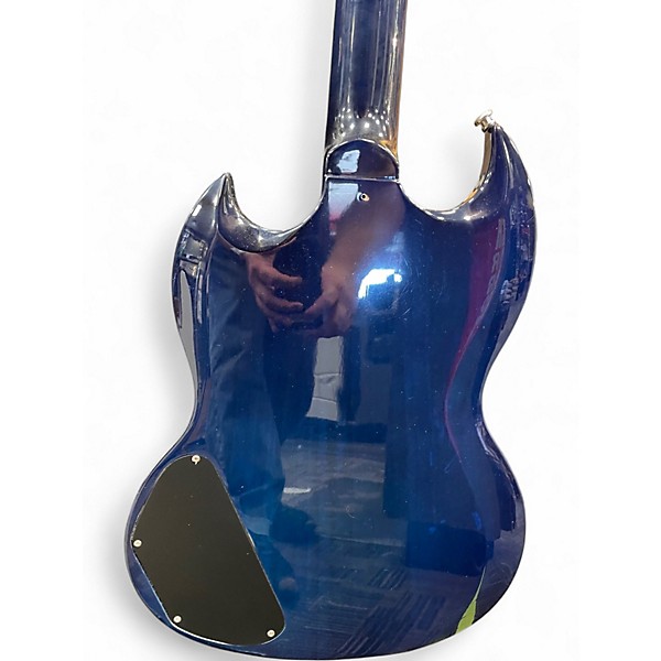 Used Firefly Classic Blue Solid Body Electric Guitar