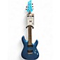 Used Schecter Guitar Research C6 DELUXE BLUE Solid Body Electric Guitar
