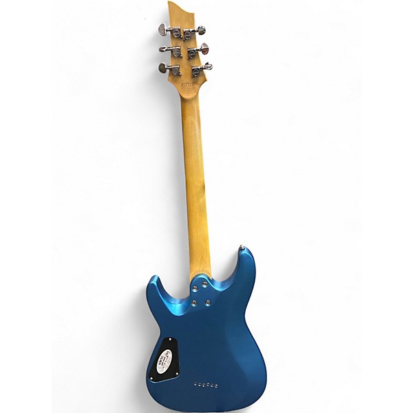 Used Schecter Guitar Research C6 DELUXE BLUE Solid Body Electric Guitar
