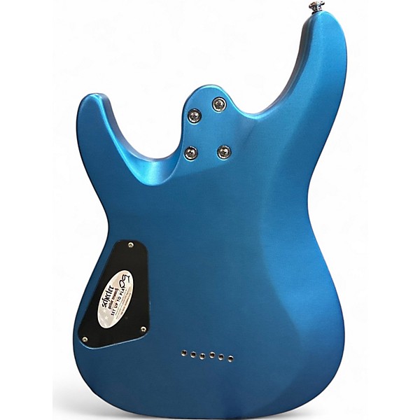 Used Schecter Guitar Research C6 DELUXE BLUE Solid Body Electric Guitar