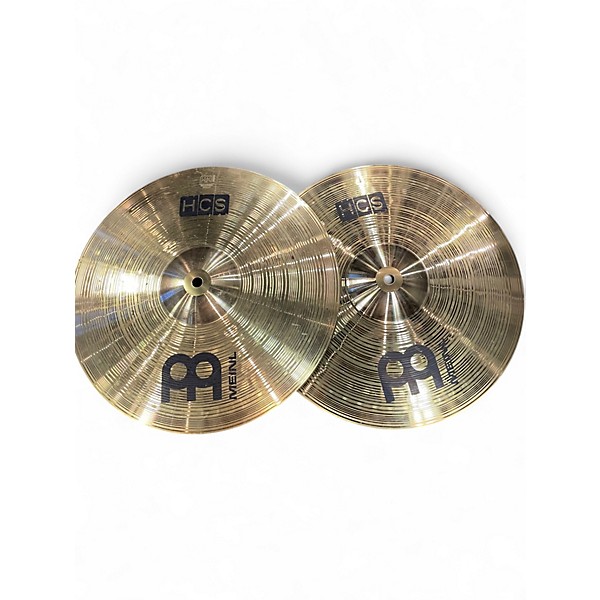 Used MEINL 14in HCS Hi Hat Pair Cymbal
