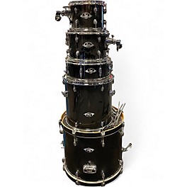Used Pearl 5 Piece Export Black Drum Kit