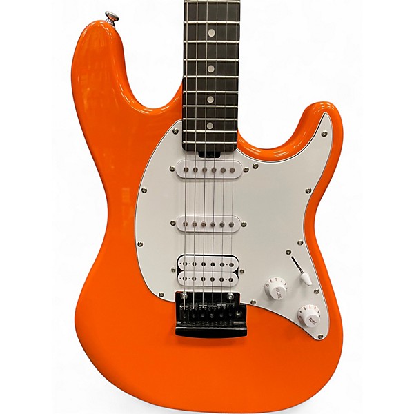 Used Sterling by Music Man Cutlass CT20 Orange Solid Body Electric Guitar