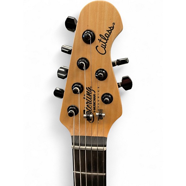 Used Sterling by Music Man Cutlass CT20 Orange Solid Body Electric Guitar