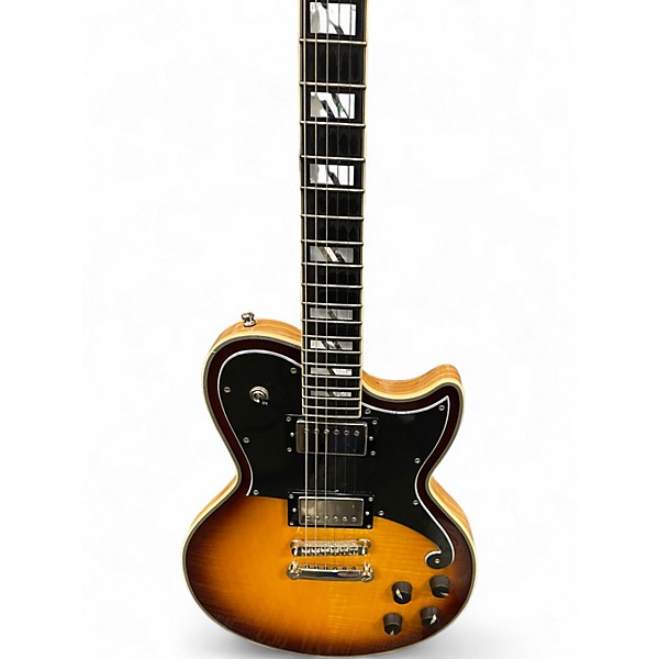 Used D'Angelico DELUXE ATLANTIC 2 Color Sunburst Solid Body Electric Guitar