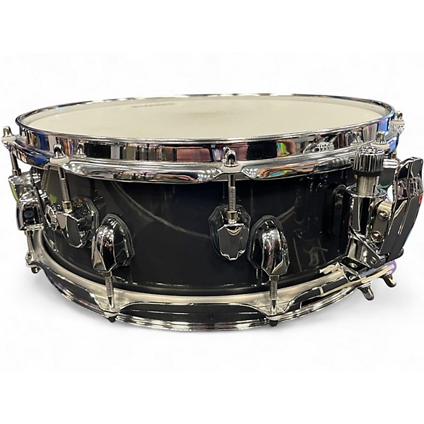 Used Mapex 14in Black Panther Blade Snare Black Chrome Drum