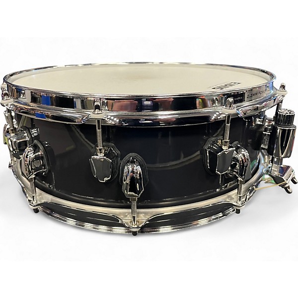 Used Mapex 14in Black Panther Blade Snare Black Chrome Drum