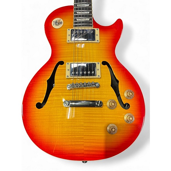 Used Epiphone Les Paul Standard Florentine Pro Honey Burst Hollow Body Electric Guitar
