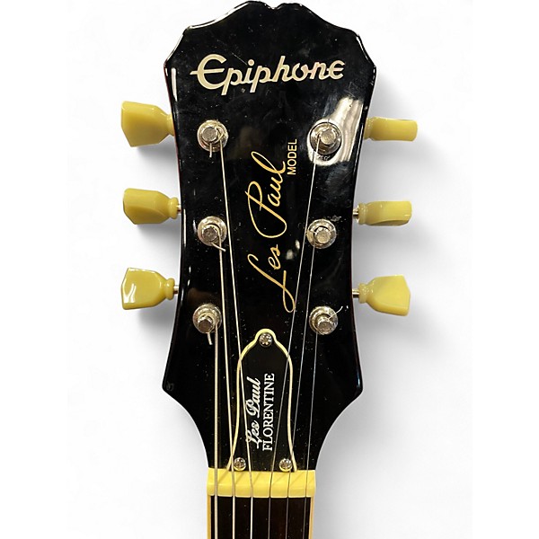 Used Epiphone Les Paul Standard Florentine Pro Honey Burst Hollow Body Electric Guitar