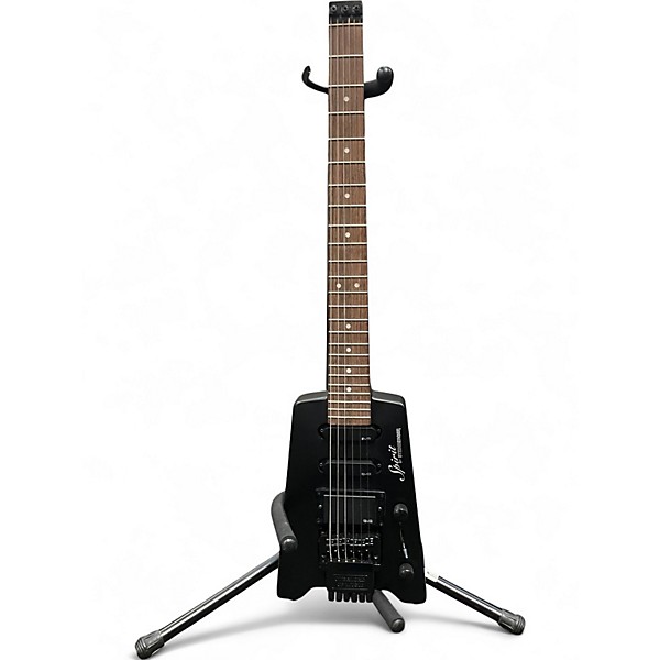 Used Spirit By Steinberger gt pro dlx Black Solid Body Electric Guitar