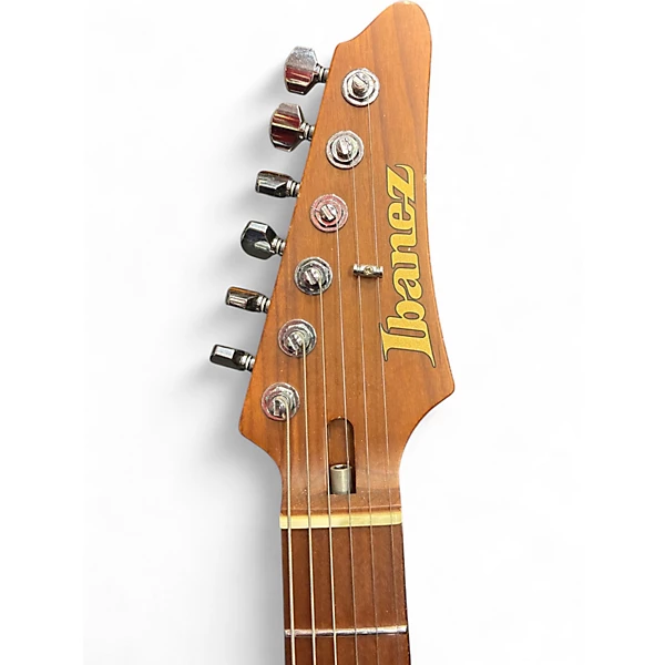 Used Ibanez AZ2402 PRESTIGE TRI-FADE BURST Solid Body Electric Guitar