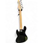 Used Squier Affinity Jazz Bass V 5 String Black and White Electric Bass Guitar