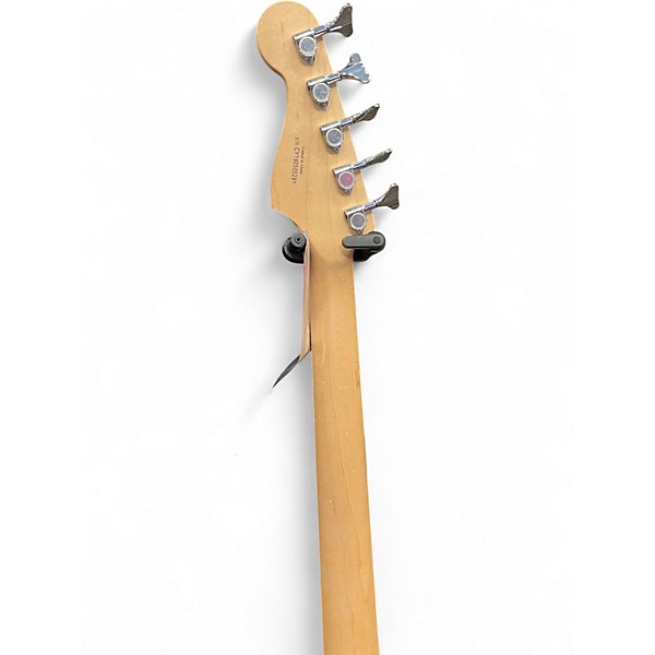 Used Squier Affinity Jazz Bass V 5 String Black and White Electric Bass Guitar