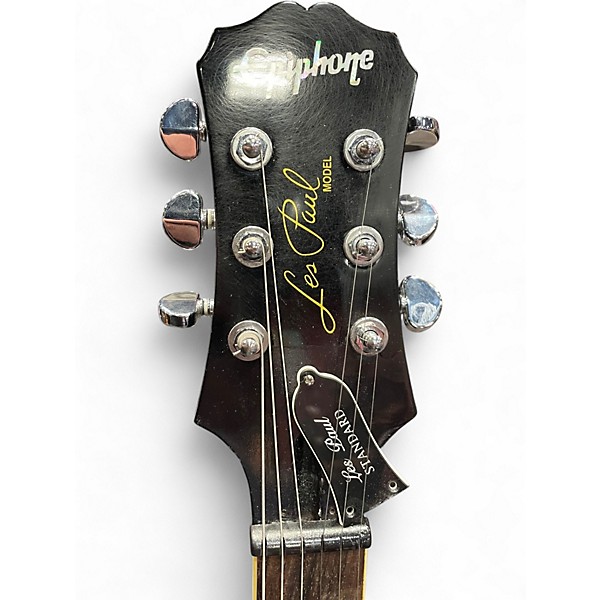 Used Epiphone Les Paul Standard Black Solid Body Electric Guitar