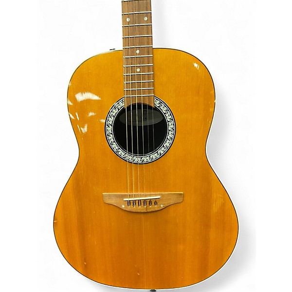 Used Ovation 1711 Natural Acoustic Electric Guitar