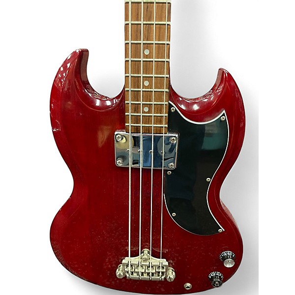 Used Epiphone EB0 Cherry Electric Bass Guitar