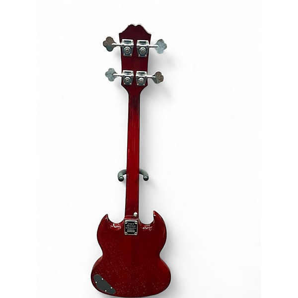 Used Epiphone EB0 Cherry Electric Bass Guitar
