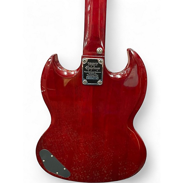 Used Epiphone EB0 Cherry Electric Bass Guitar