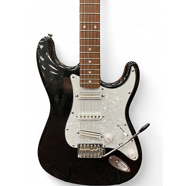 Used Fender PARTSCASTER Black Solid Body Electric Guitar