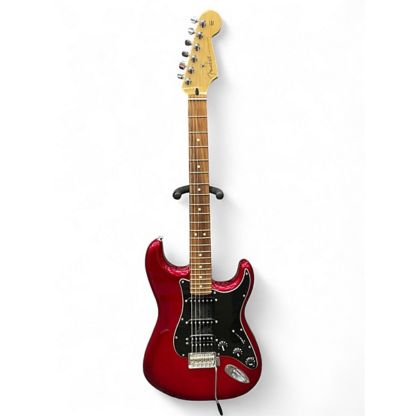 Used Fender special edition player Stratocaster HSS Candy Red Burst Solid Body Electric Guitar