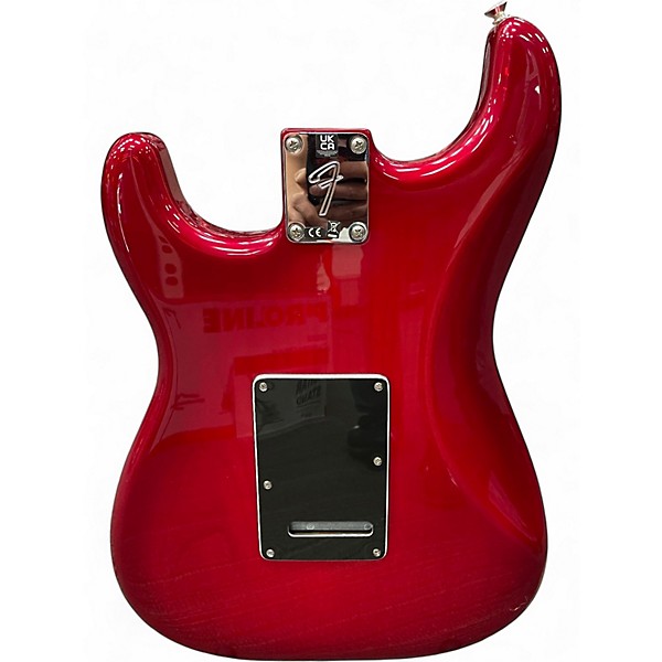 Used Fender special edition player Stratocaster HSS Candy Red Burst Solid Body Electric Guitar