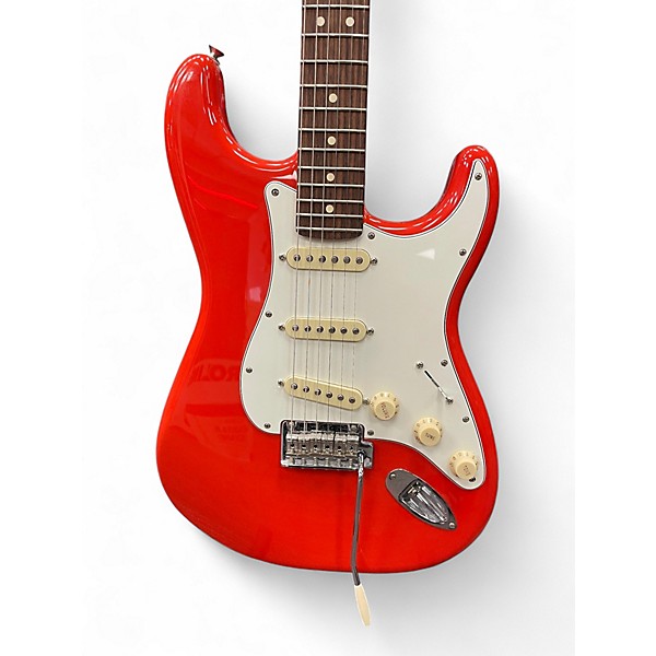 Used Fender Player II stratocaster coral red Solid Body Electric Guitar